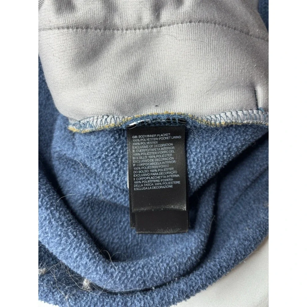 The North Face 1/4‎ Zip Pullover Navy Blue Fleece Jacket Size XL Warm Outdoor